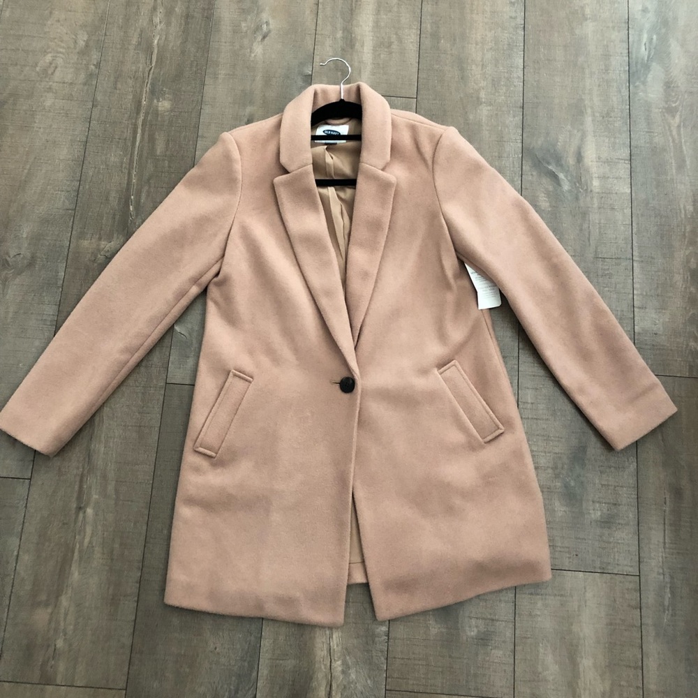 Old Navy Wool Blend Camel Coat